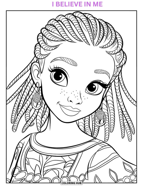Black Girl Magic Coloring Book — 50-Page Empowerment & Stress Relief Activity Book for Adults & Girls