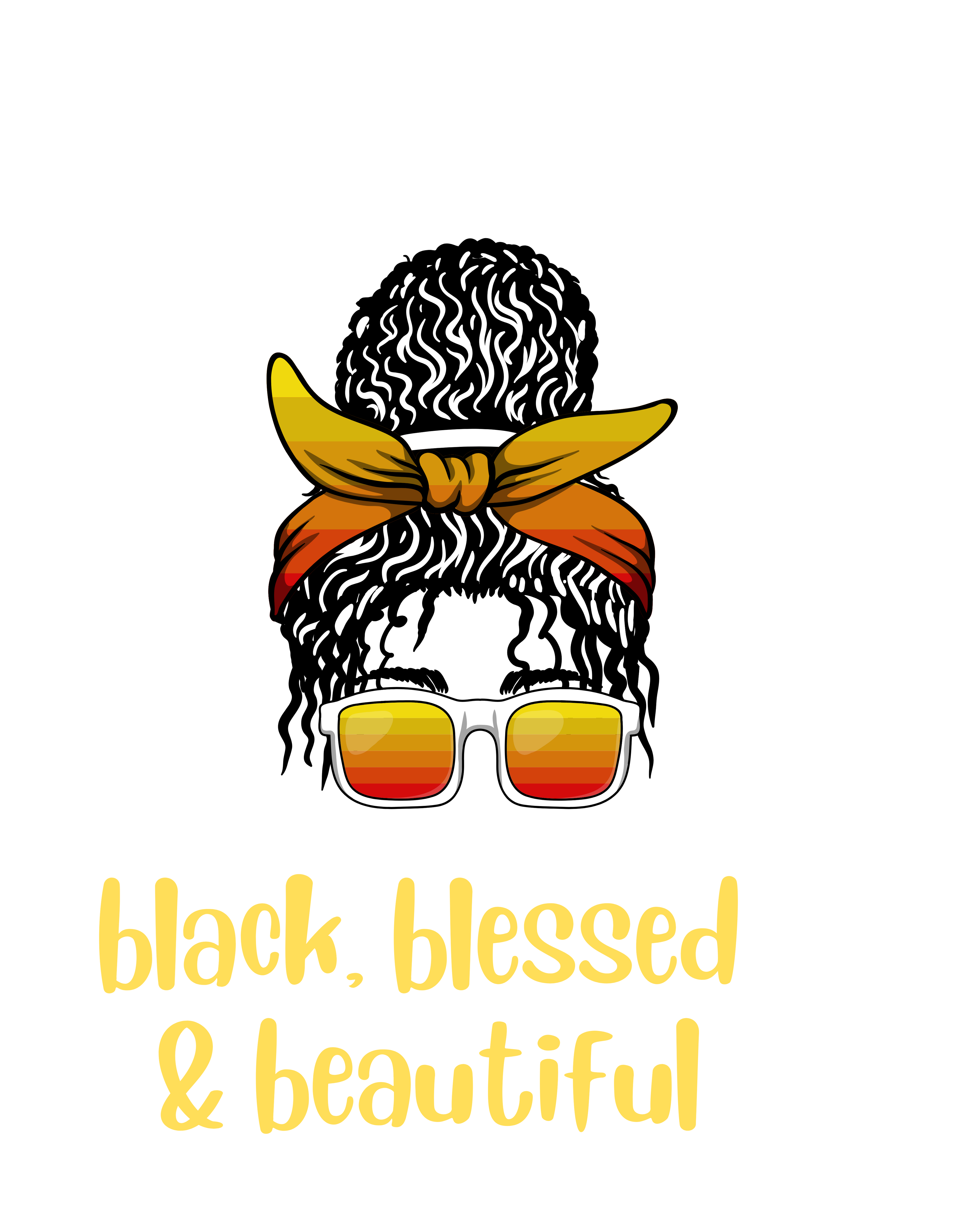 Black, Blessed & Beautiful Women’s Crewneck Tee — Empowerment Graphic Shirt